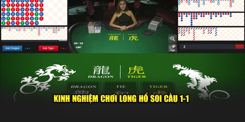 Kinh nghiệm chơi long hổ soi cầu 1-1